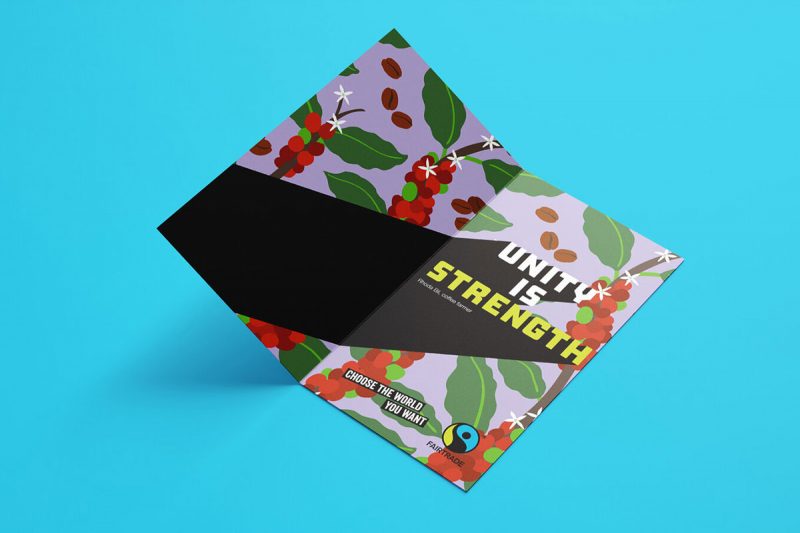 Illustration and graphic design for Fairtrade. Strategic and creative direction by 2050.